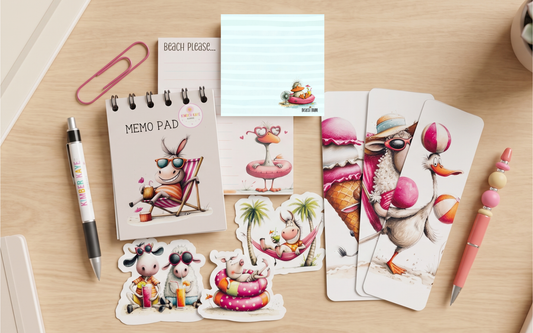 Beach Stationery Collection Bundle | Coastal Gift Set | LIVIN' THE WILD LIFE