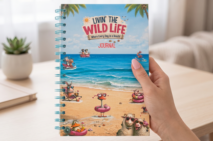Beach Journal | Coastal Spiral Journal | LIVIN' THE WILD LIFE