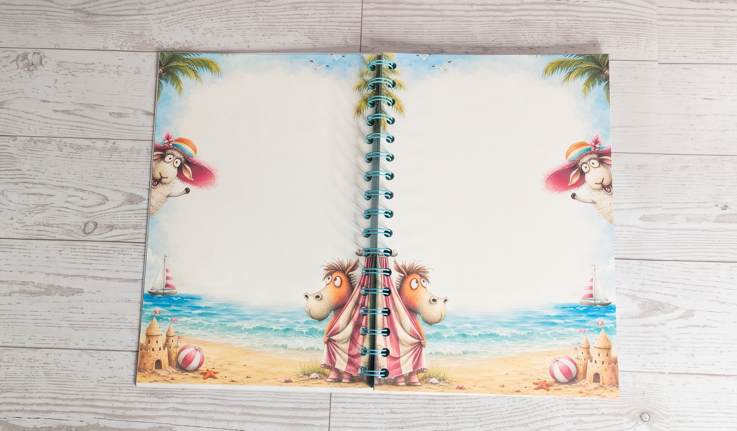 Beach Journal | Coastal Spiral Journal | LIVIN' THE WILD LIFE