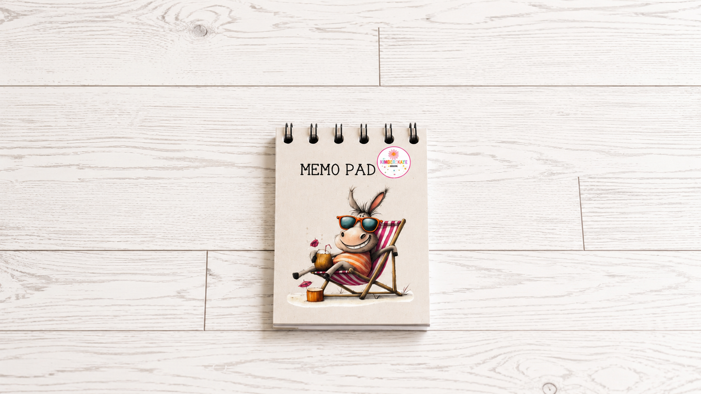 Beach Memo Pad | Coastal Pocket Notepad | LIVIN' THE WILD LIFE