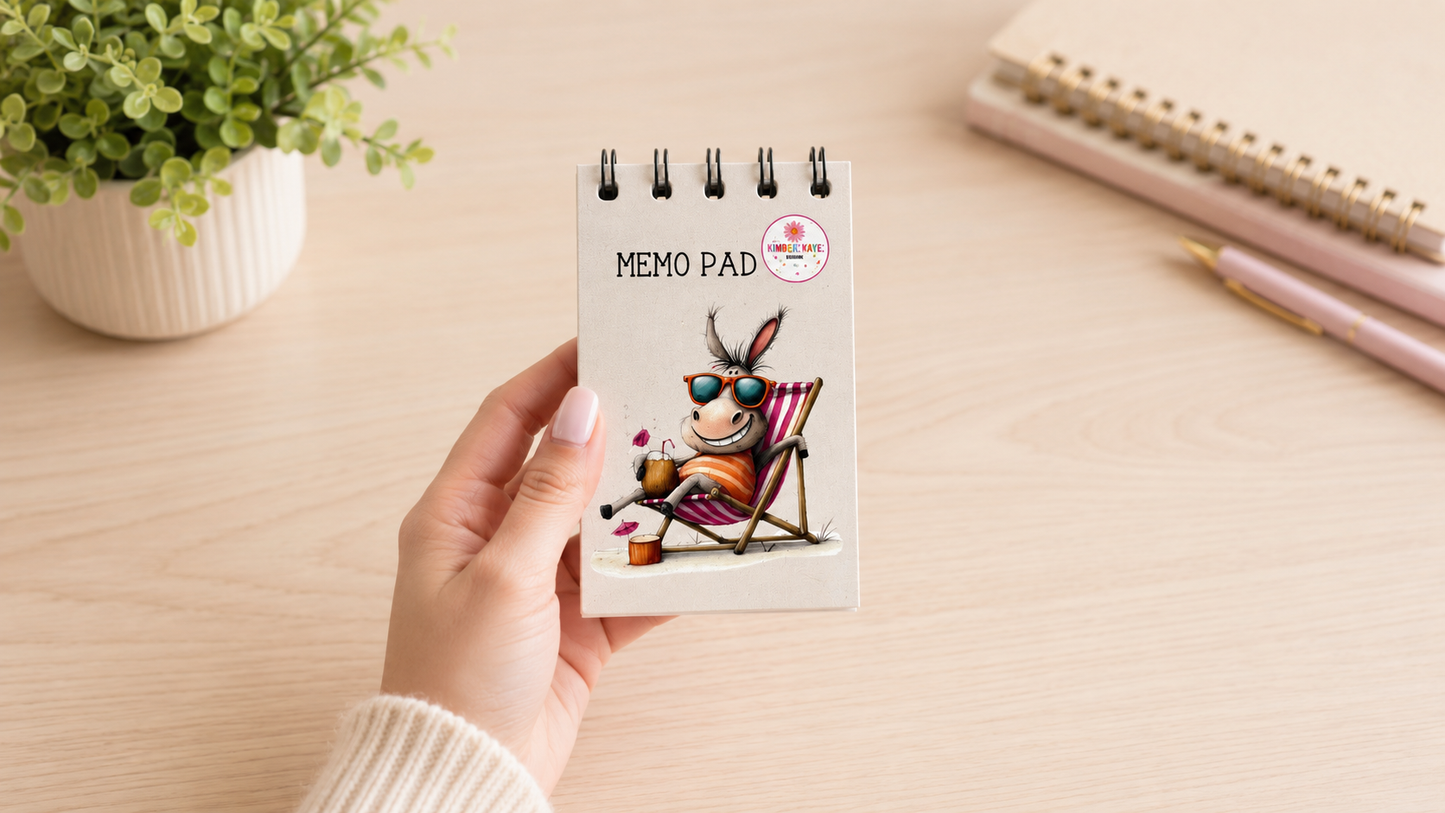Beach Memo Pad | Coastal Pocket Notepad | LIVIN' THE WILD LIFE