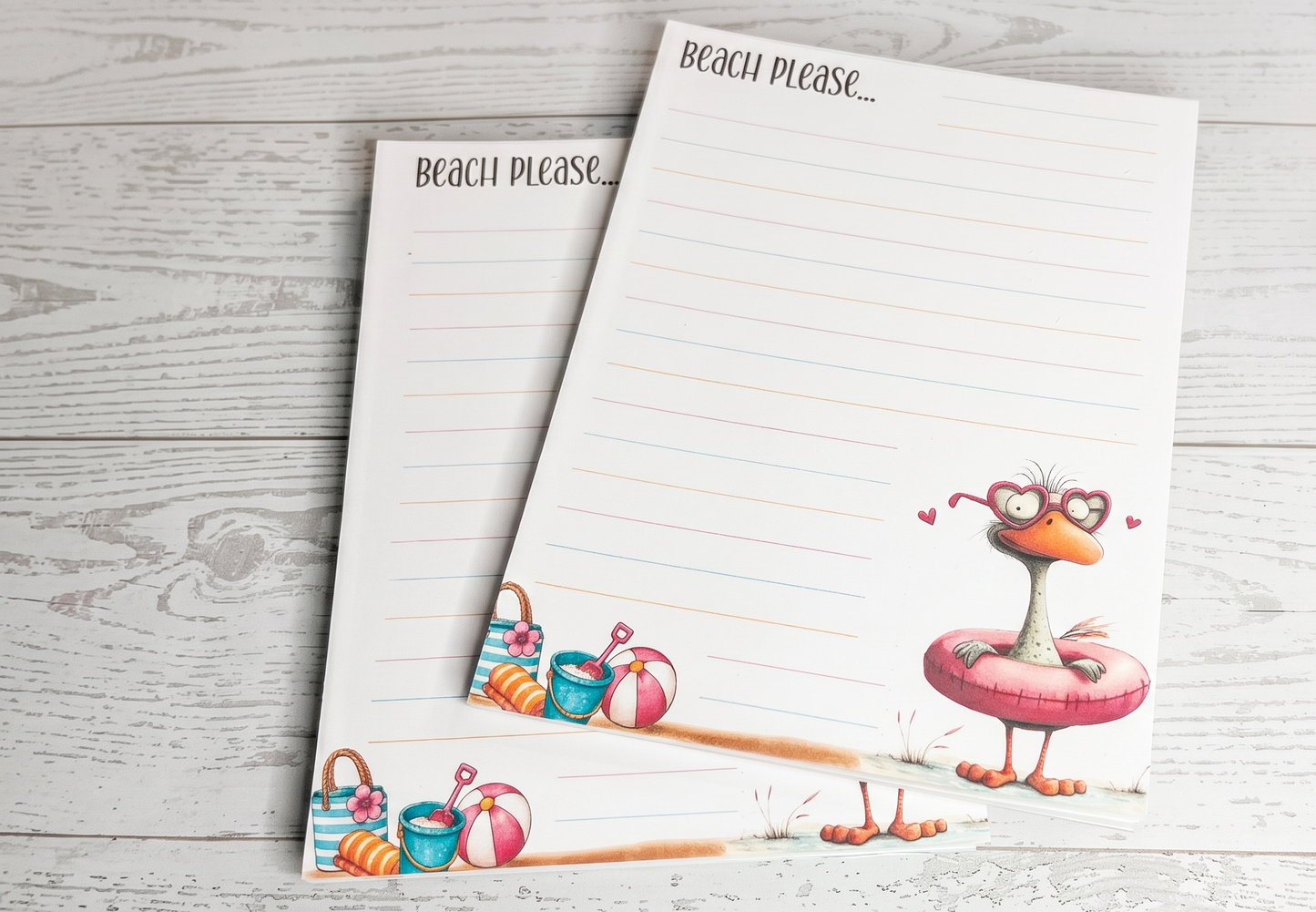 Beach Notepad | Beach Please Notepad | LIVIN' THE WILD LIFE