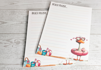 Beach Notepad | Beach Please Notepad | LIVIN' THE WILD LIFE
