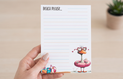 Beach Notepad | Beach Please Notepad | LIVIN' THE WILD LIFE