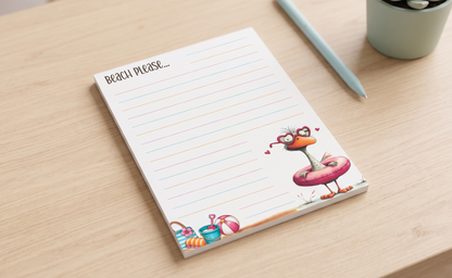 Beach Notepad | Beach Please Notepad | LIVIN' THE WILD LIFE