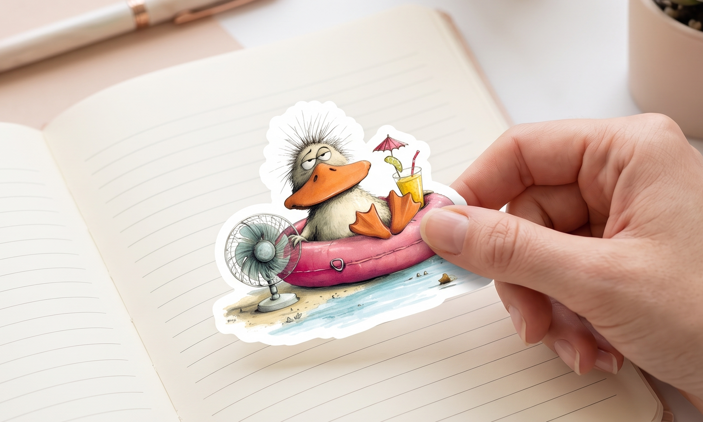 Beach Animal Stickers | Waterproof Vinyl | LIVIN' THE WILD LIFE Collection