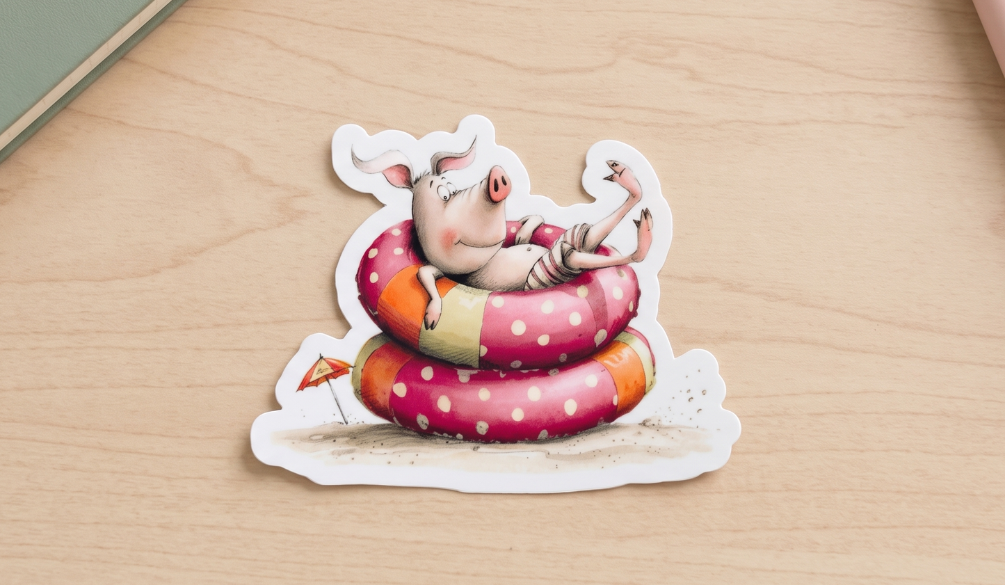 Beach Animal Stickers | Waterproof Vinyl | LIVIN' THE WILD LIFE Collection