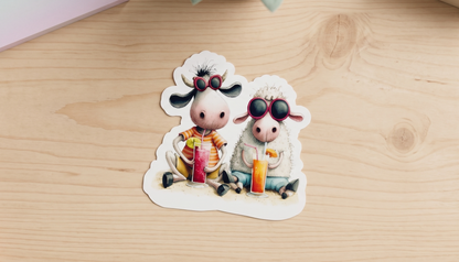 Beach Animal Stickers | Waterproof Vinyl | LIVIN' THE WILD LIFE Collection