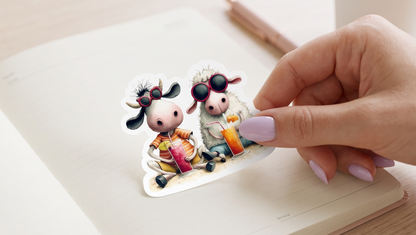 Beach Animal Stickers | Waterproof Vinyl | LIVIN' THE WILD LIFE Collection