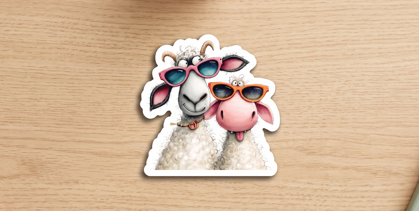 Beach Animal Stickers | Waterproof Vinyl | LIVIN' THE WILD LIFE Collection