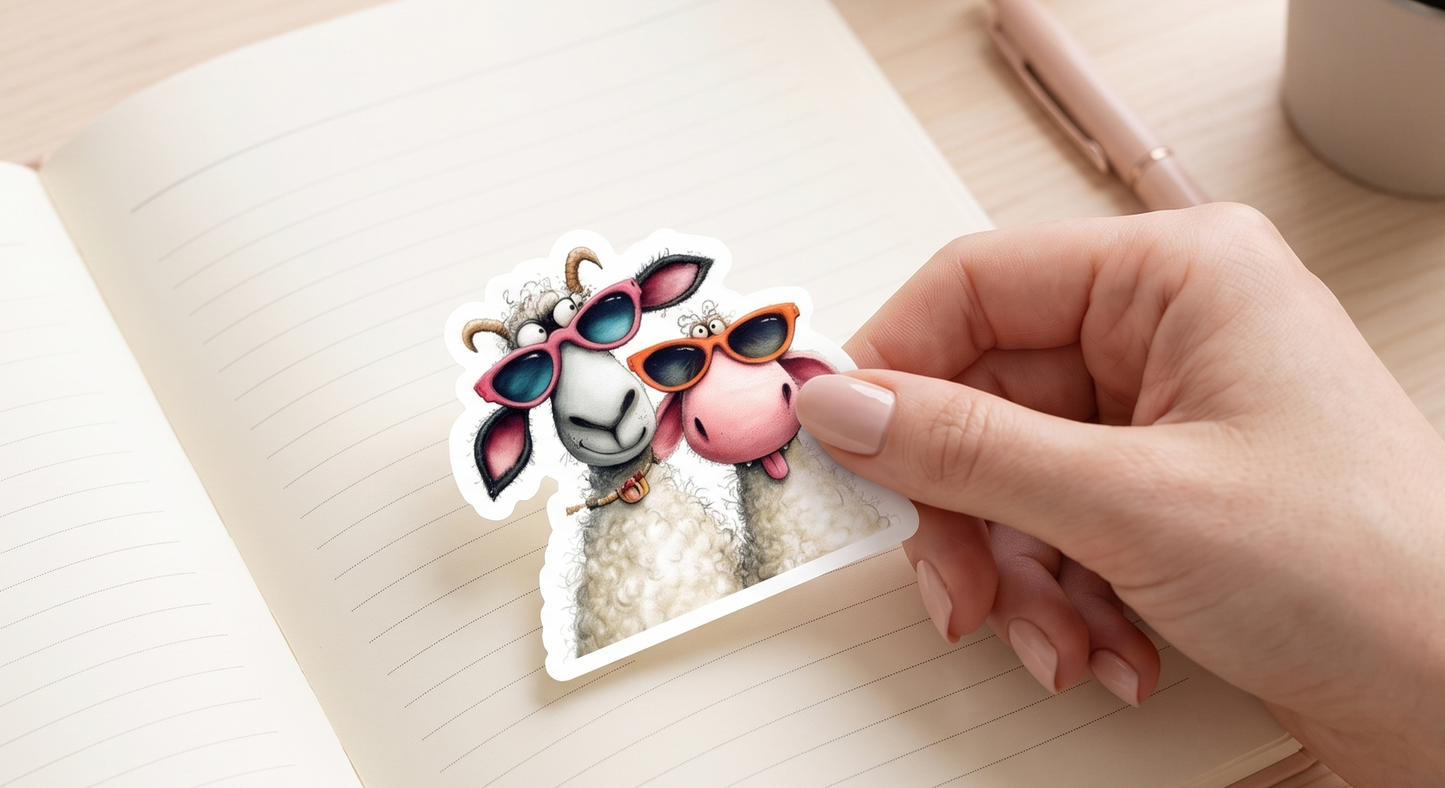 Beach Animal Stickers | Waterproof Vinyl | LIVIN' THE WILD LIFE Collection