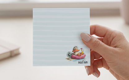 Beach Sticky Notes | Beach Bum Sticky Note Pad | LIVIN' THE WILD LIFE