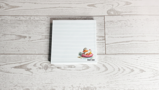 Beach Sticky Notes | Beach Bum Sticky Note Pad | LIVIN' THE WILD LIFE