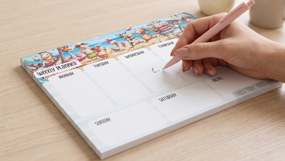 Beach Weekly Planner | Coastal Weekly Planner Pad | LIVIN' THE WILD LIFE