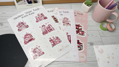 💕 Valentines Sticker Bundle – Bookish