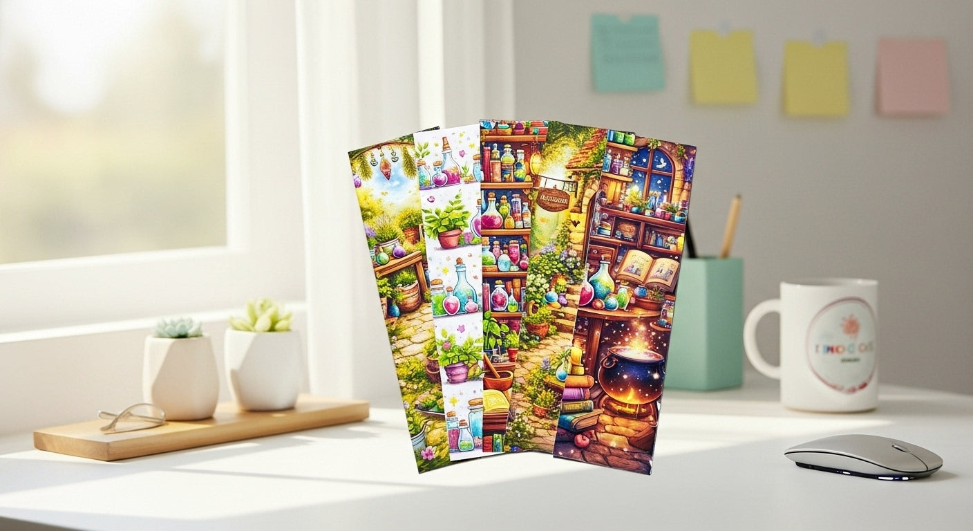 Magical Apothecary Bookmarks | Whimsical Illustrated Bookmarks
