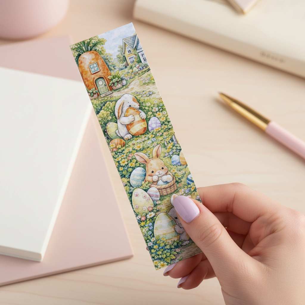 Cozy Carrot Collection Bookmark Set | Bunny Story Bookmark Bundle (Set of 5)