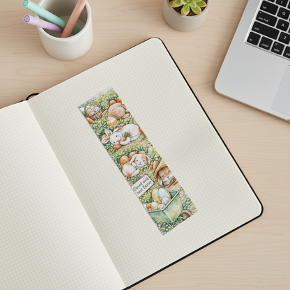 Cozy Carrot Rest Day Bookmark | Bunny Post-Easter Story Bookmark