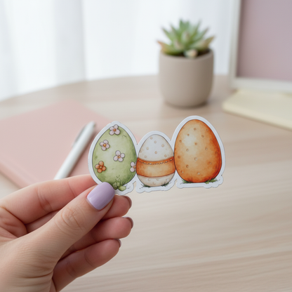Cozy Carrot Easter Egg Magnet | Pastel Spring Egg Fridge Magnet | Cottagecore Easter Decor | Farmhouse Kitchen Magnet | Whimsical Easter Art