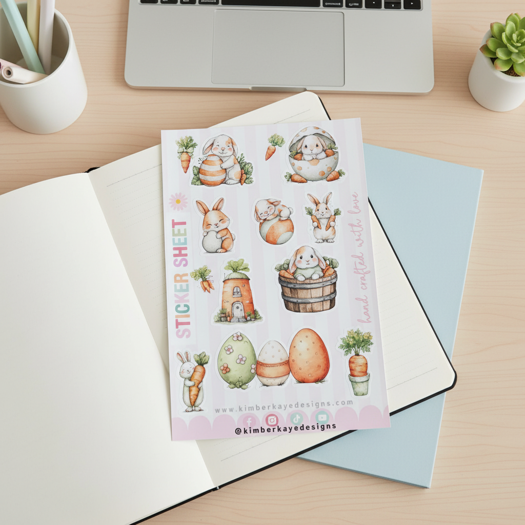 Cozy Carrot Deluxe Collection Bundle | Ultimate Bunny Stationery Set