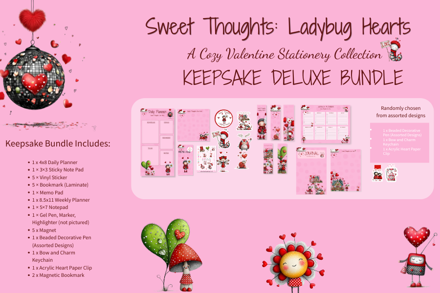 Sweet Thoughts: Ladybug Hearts | Keepsake Bundle