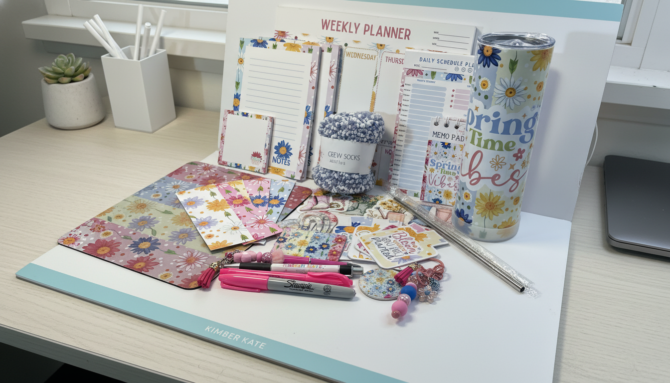 Daisy Daydreams Deluxe Bundle | Ultimate Spring Stationery Set, Planner, Stickers, Bookmarks, Accessories & Gift Set