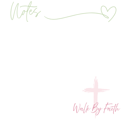 Walk By Faith – Sticky Note