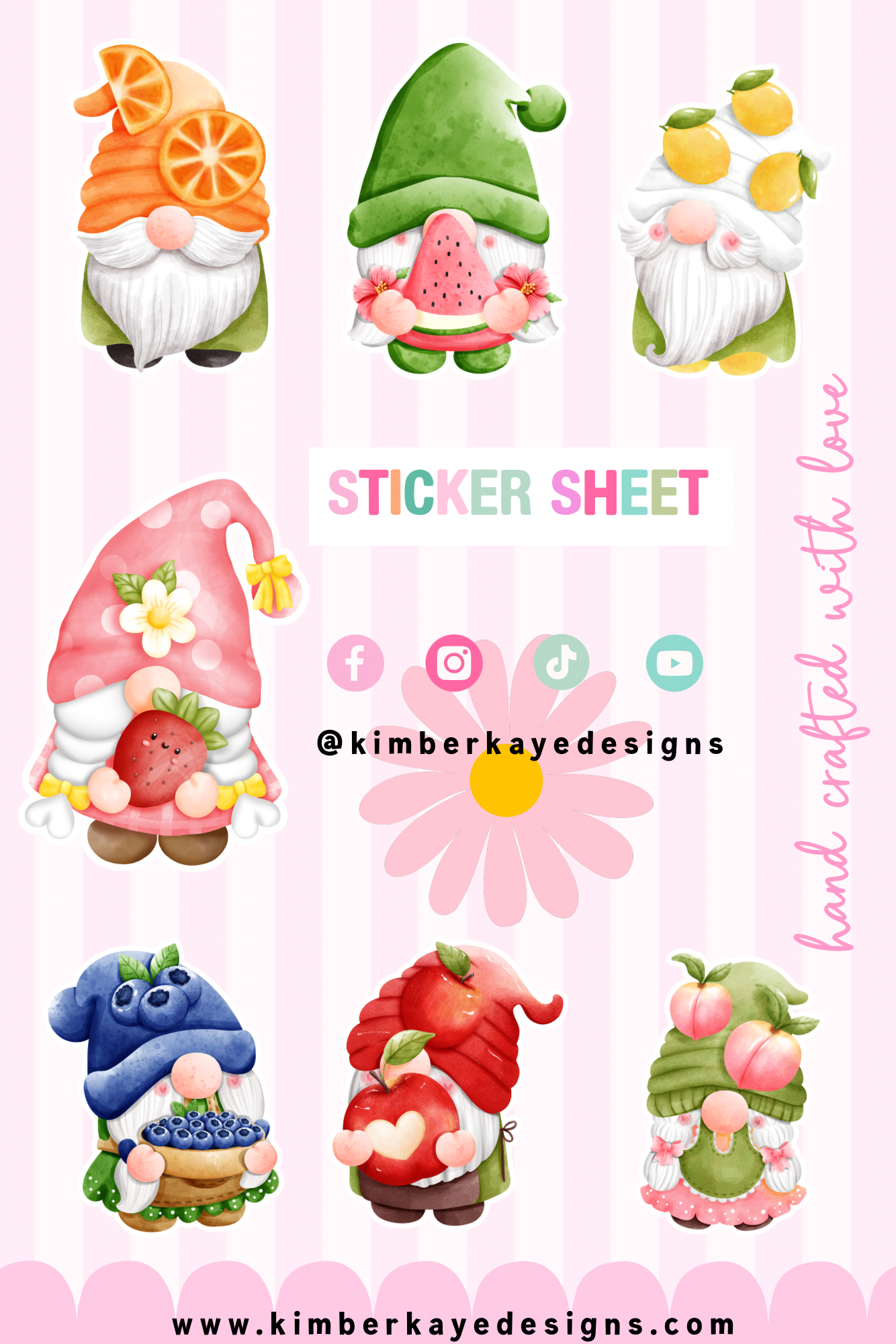 Sweet Pickins Crew Collection | Sticker Sheet