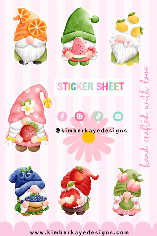 Sweet Pickins Crew Collection | Sticker Sheet