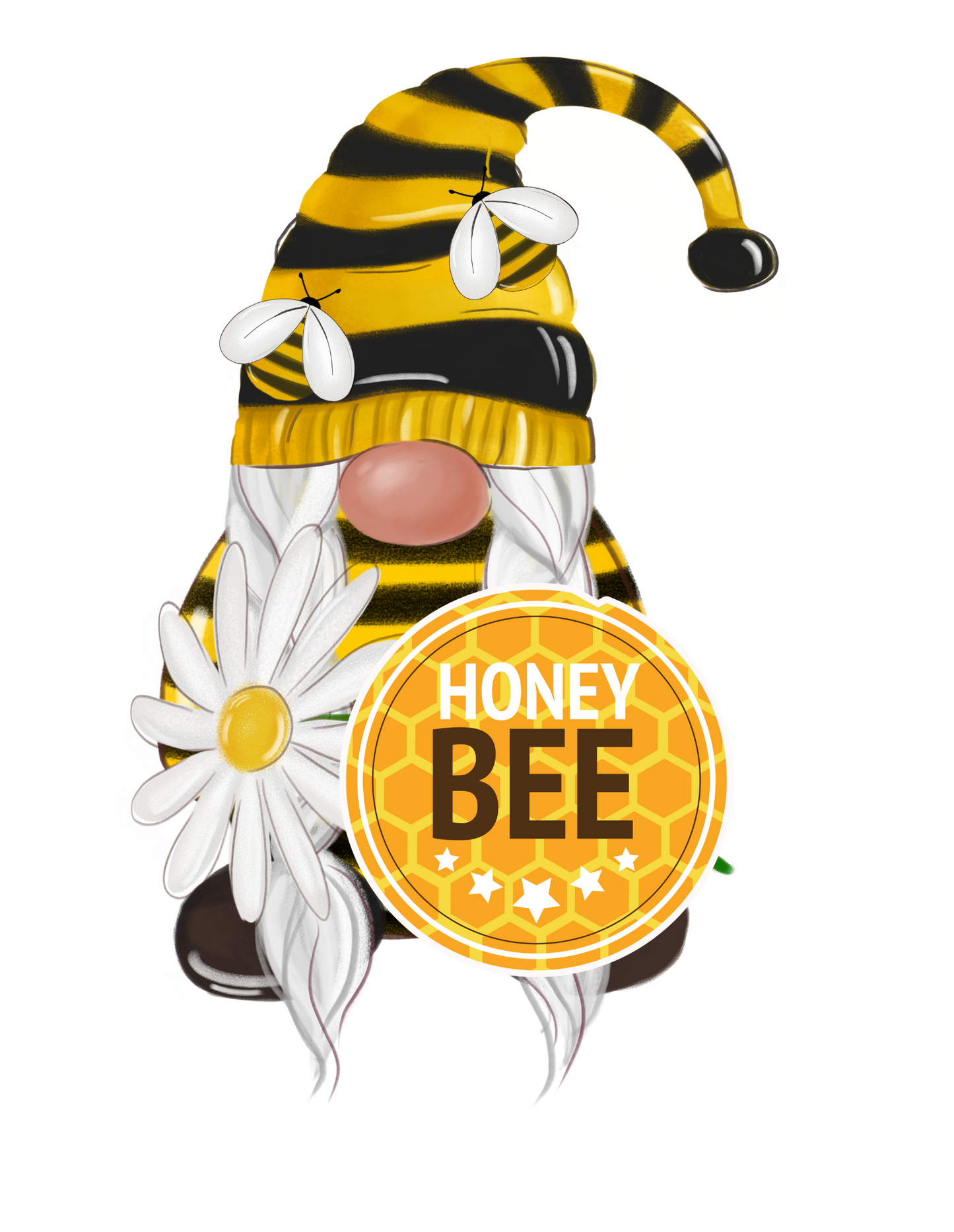 Bumble Dee Bee Sticker | Cute Bee Sticker | Cheerful Stationery Sticker