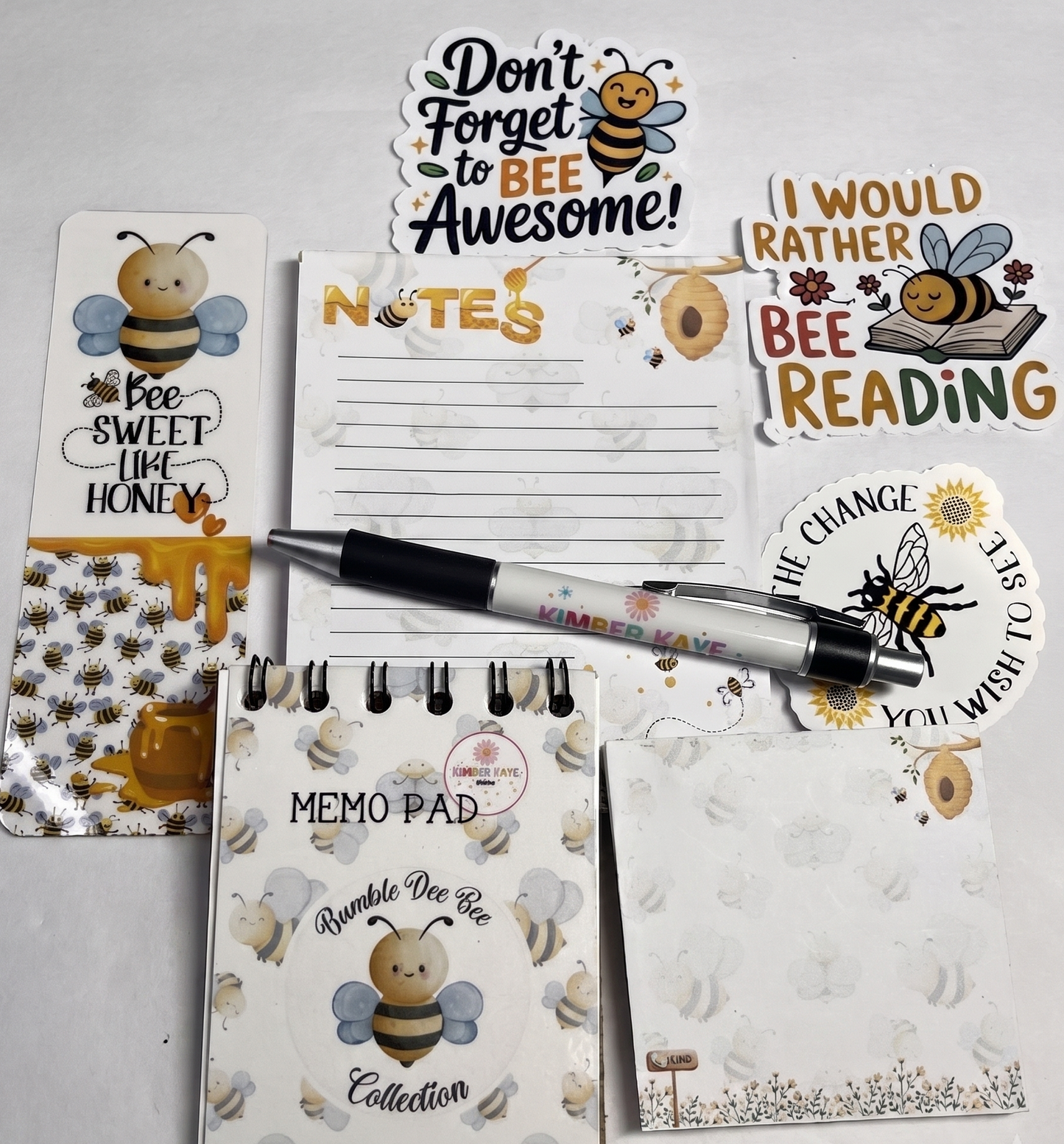 Stationery Gift Set | Grab It Bundle | Cute Desk Accessories | Handcrafted Gift Set