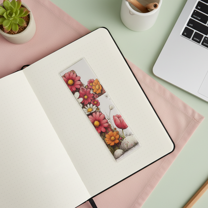 Grace Blooms Here Bookmark | Christian Bookmark | Floral Cross Bookmark | Faith Easter Gift | Bible Bookmark | Spring Bookmark