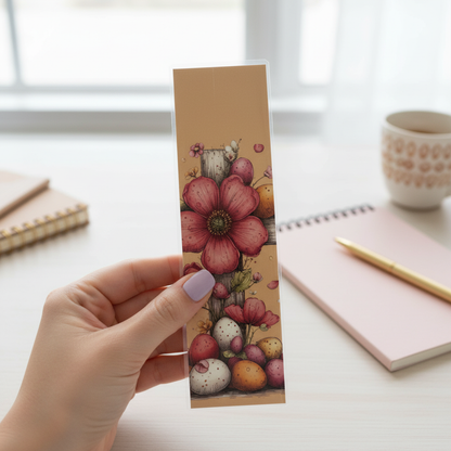 Grace Blooms Here Bookmark Set | Set of 5 Christian Bookmarks | Floral Cross Bookmark Bundle | Bible Bookmark Set | Faith Gift