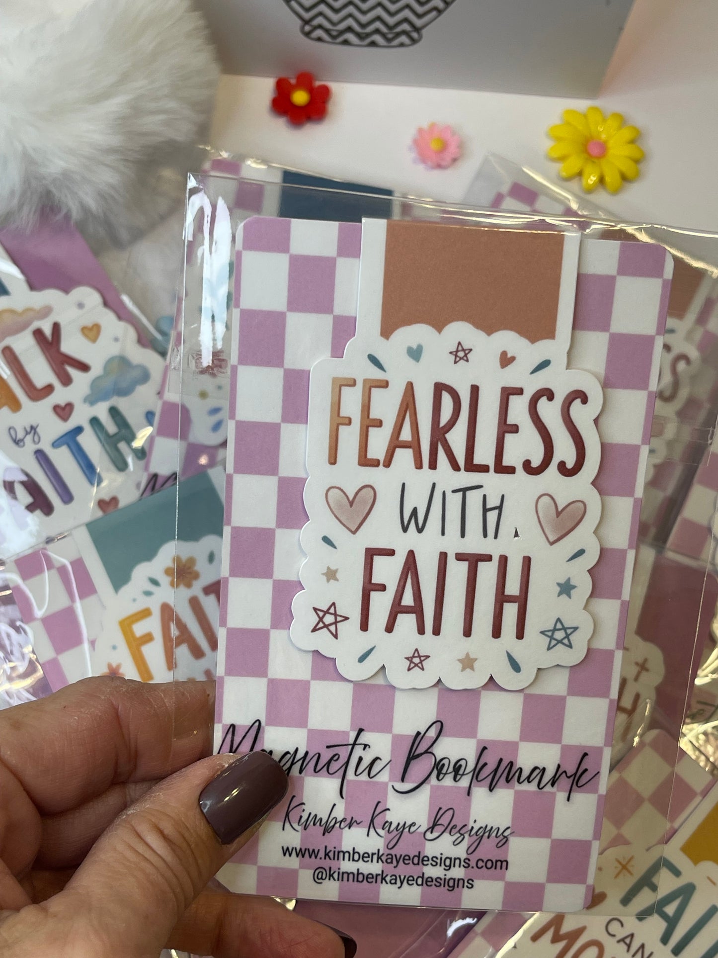 Walk By Faith - Magnetic Bookmark Set