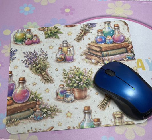 Magical Apothecary Mouse Pad | Whimsical Desk Accessory