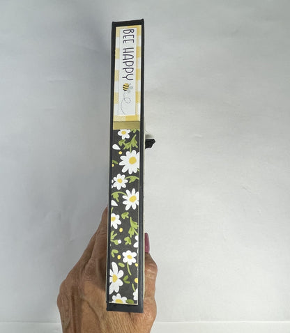 Bee Happy Stationery Folio | Bee Writing Portfolio | Gift for Writers & Bee Lovers