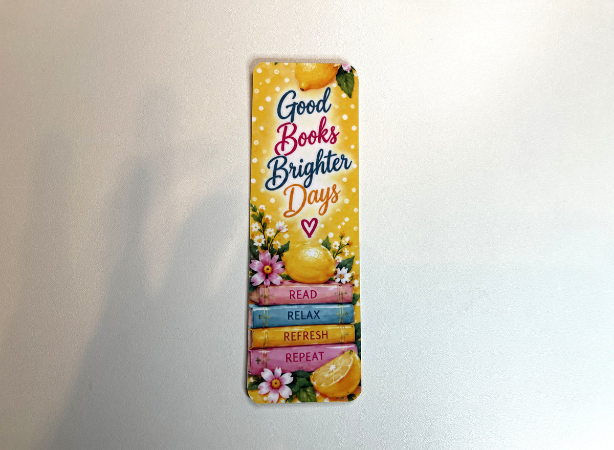 Lemonade Collection Bookmarks | Double-Sided 2" × 6" | 5 Designs