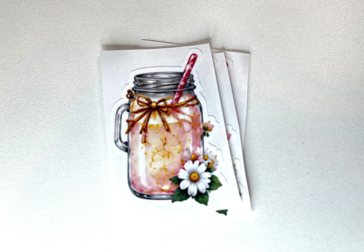 Sweet Summertime Lemonade Die-Cut Vinyl Stickers | 14 Designs