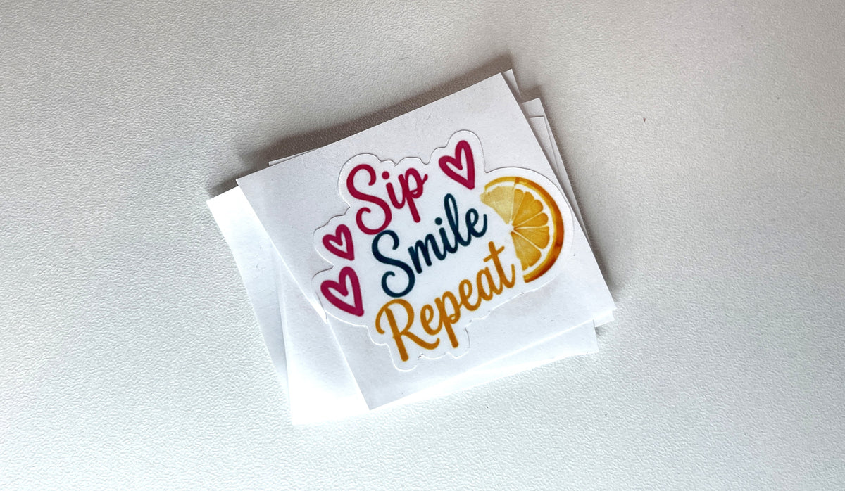 Sweet Summertime Lemonade Die-Cut Vinyl Stickers | 14 Designs