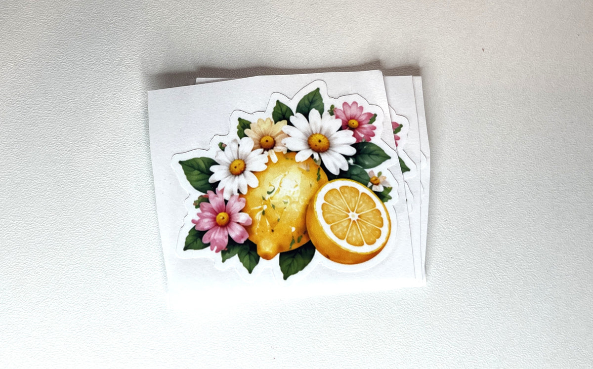 Sweet Summertime Lemonade Die-Cut Vinyl Stickers | 14 Designs