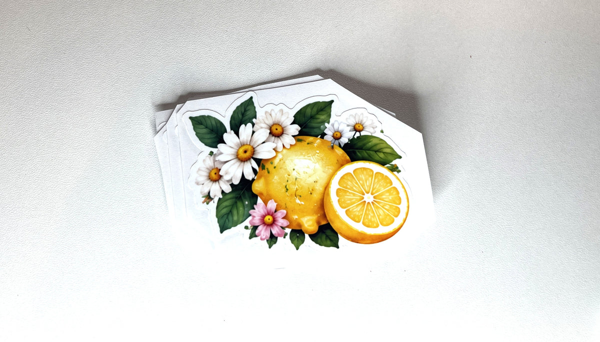 Sweet Summertime Lemonade Die-Cut Vinyl Stickers | 14 Designs