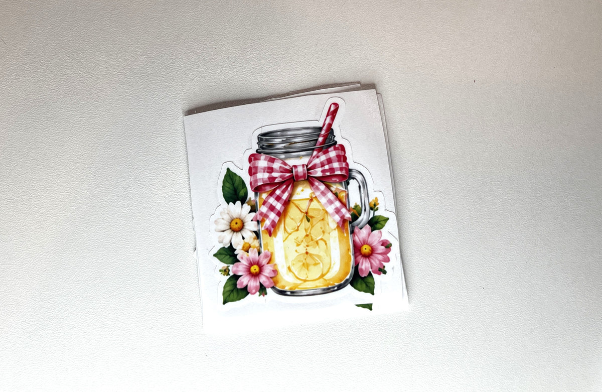Sweet Summertime Lemonade Die-Cut Vinyl Stickers | 14 Designs