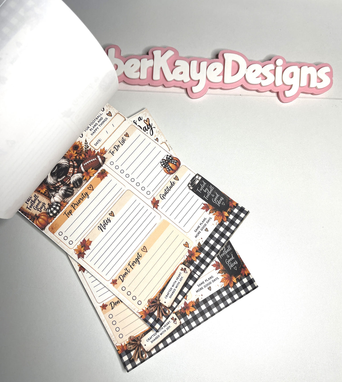 All About Fall Highland Cow Daily Planner | 5" × 8"