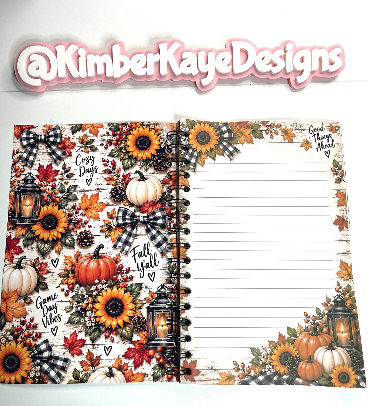 All About Fall Highland Cow Journal | 6" × 9" | Lined & Unlined Pages