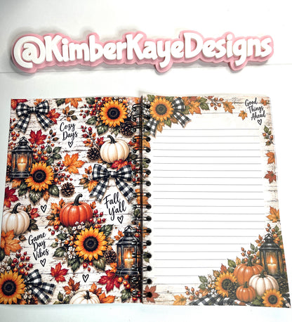 All About Fall Highland Cow Journal | 6" × 9" | Lined & Unlined Pages