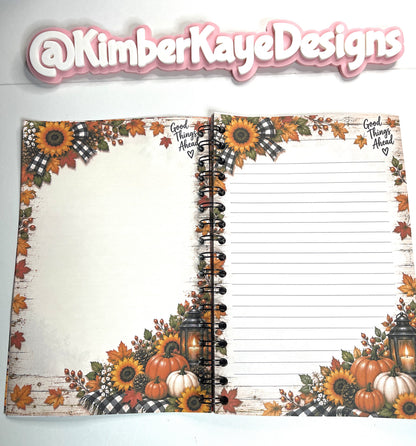 All About Fall Highland Cow Journal | 6" × 9" | Lined & Unlined Pages