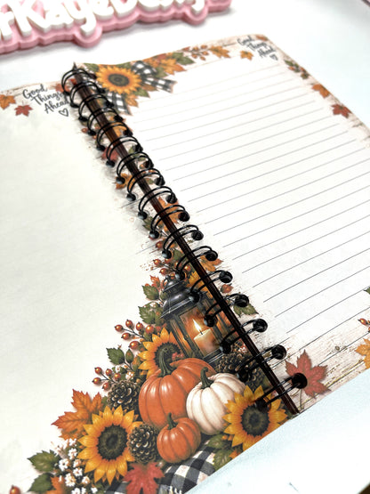 All About Fall Highland Cow Journal | 6" × 9" | Lined & Unlined Pages