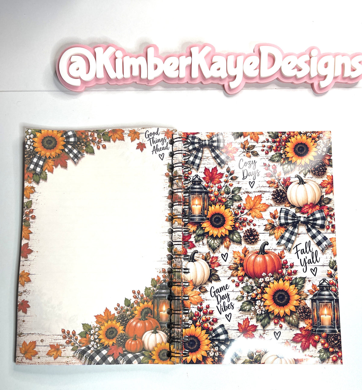 All About Fall Highland Cow Journal | 6" × 9" | Lined & Unlined Pages