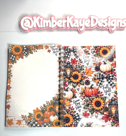 All About Fall Highland Cow Journal | 6" × 9" | Lined & Unlined Pages