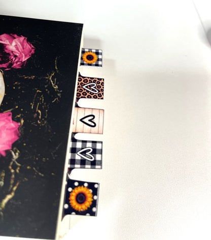 All About Fall Magnetic Bookmarks | 1" × 3" Laminated Page Markers